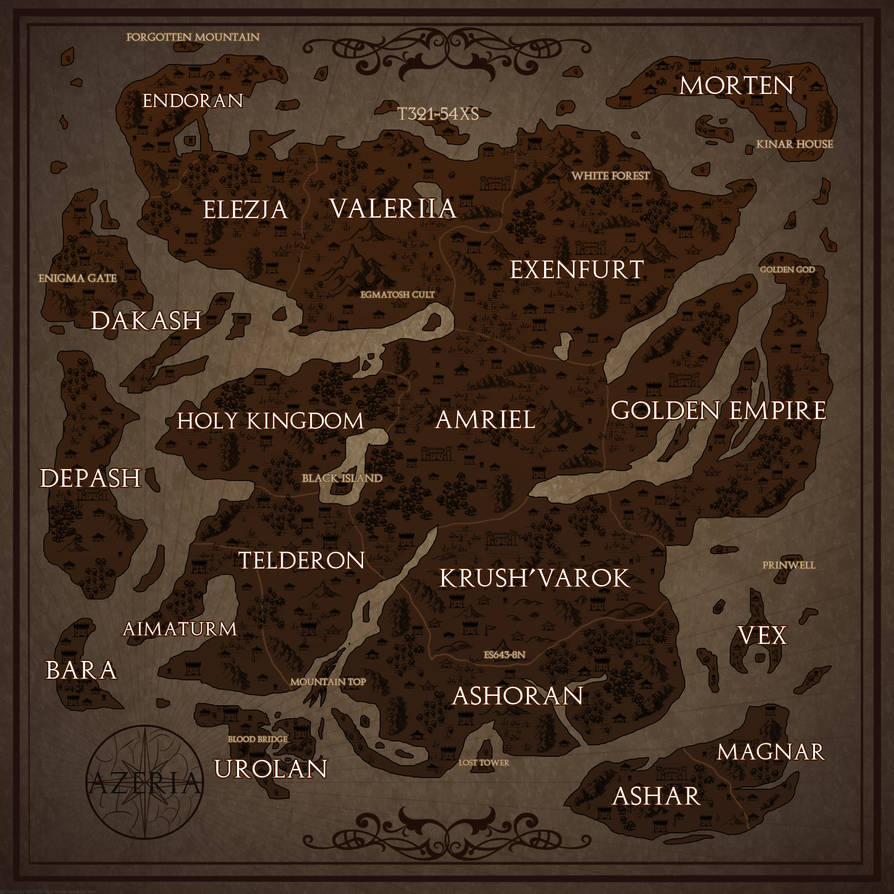 Azaria Map Map of Azeria - Sengrath ( beta ) V4 by MarciiN on DeviantArt