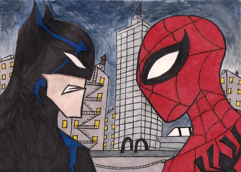 batman vs spiderman by stupidboy187 on DeviantArt
