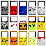 Gameboy Advance SP (Pixel-art) by AloneAgainstPixels