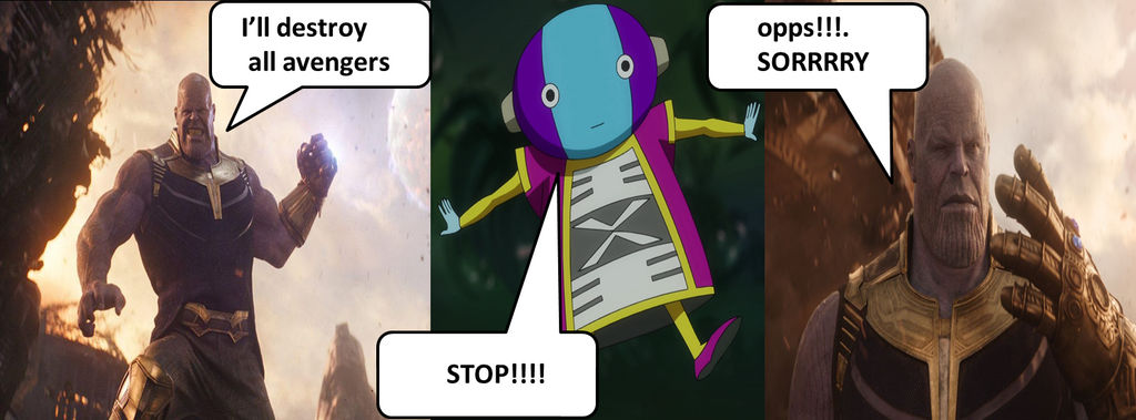 Thanos and ZENO sama by egloria on DeviantArt