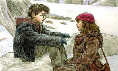 Harry and Hermione in PoA by DKCissner