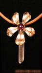 Amethyst Blossom Pendant by CosmicFolklore
