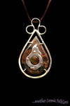 Fire Drop Pendant by CosmicFolklore