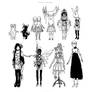 DOLLHOUSE Character Designs 2