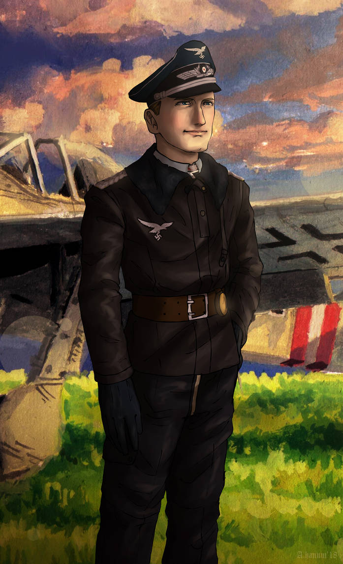 Gerhard Barkhorn by Doqida