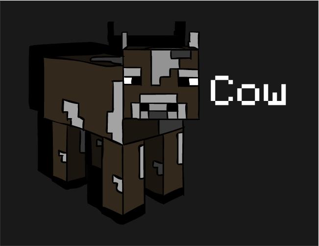 Minecraft Opera Cow Minecraft Cow by EmeraldTuna on DeviantArt
