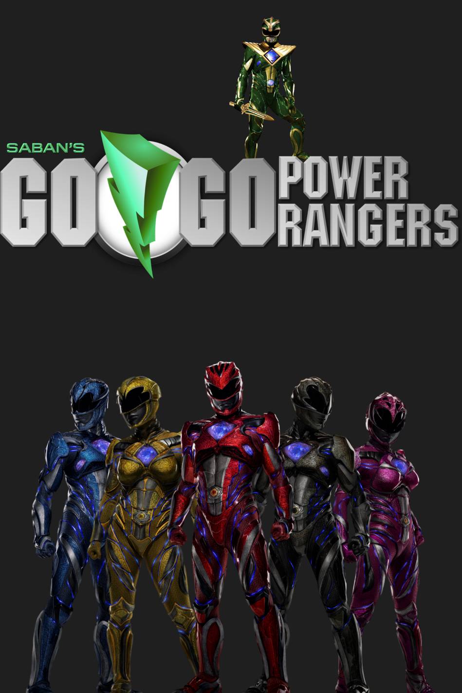 Go go power rangers by JuanPNGs on DeviantArt