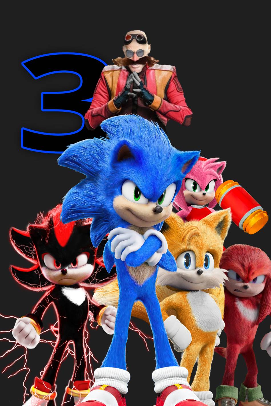 Sonic the hedgehog 3 poster by Sonicthehedgehog245 on DeviantArt