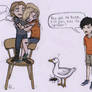 Jace and Annabeth vs The Spider and The Duck