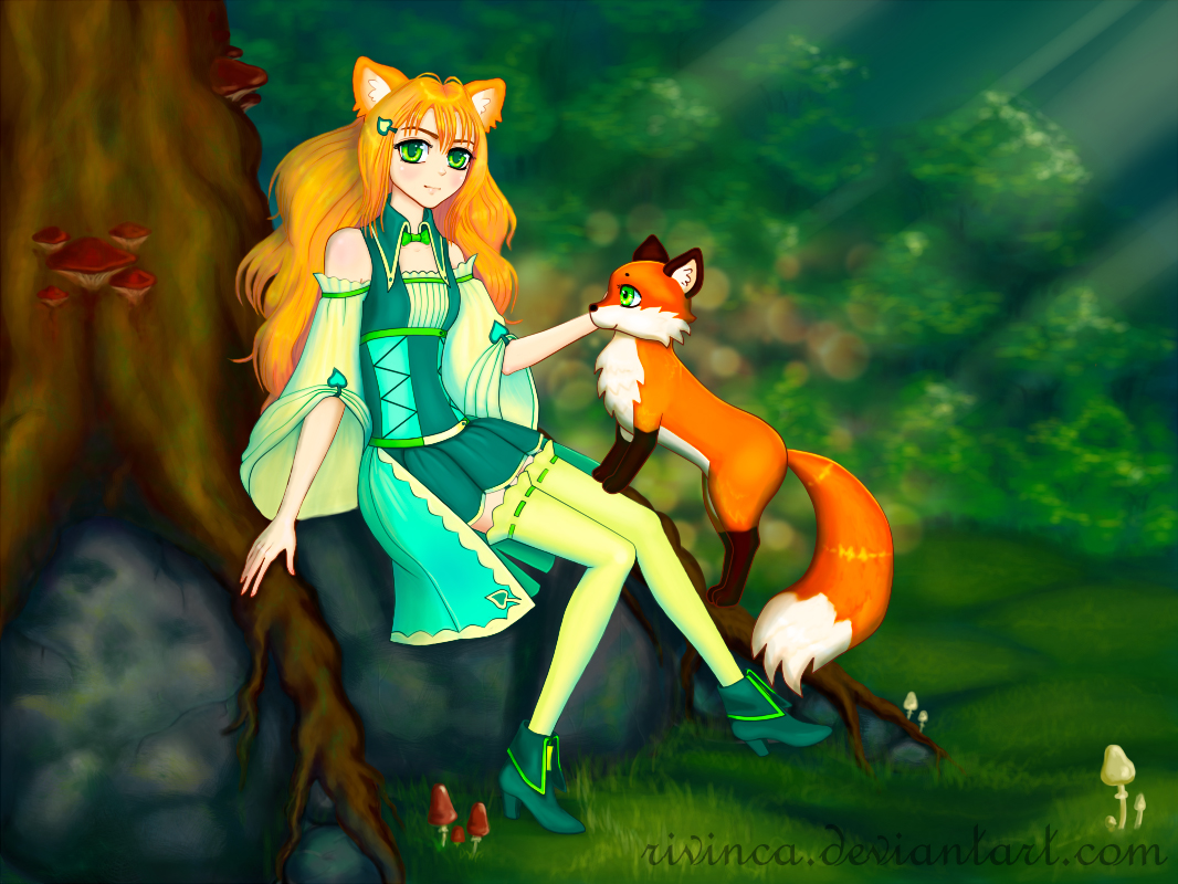 Girl Fox