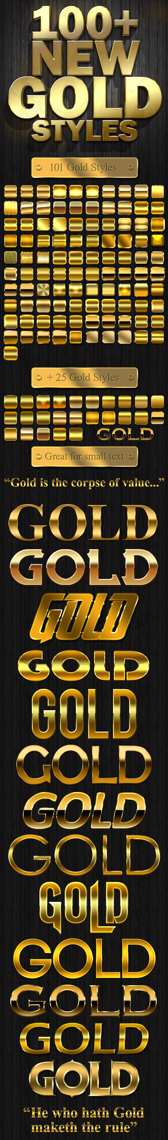 Deviantart Gold Pattern Preview-New-Gold-Styles by designercow on DeviantArt