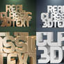 Real 3D Text Mockups