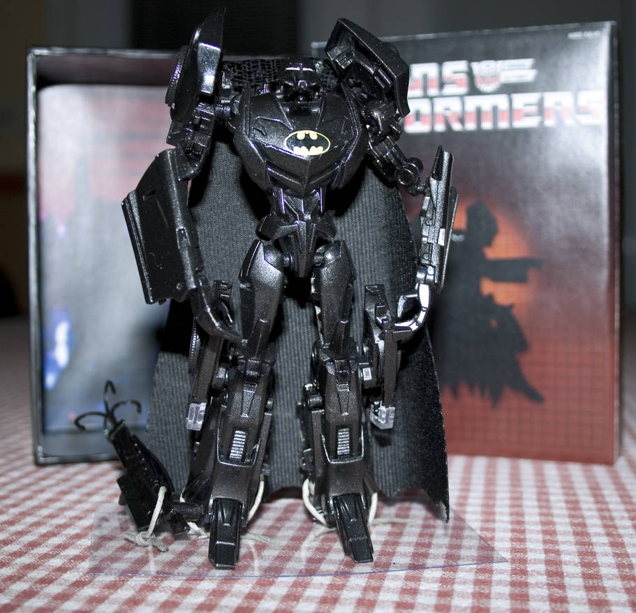 Custom Batman Batmobile themed transformer by UnexpectedToy on DeviantArt