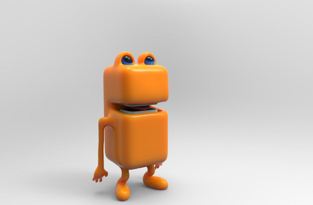 Zbrush Doodle Day 606 - Block Critter by UnexpectedToy on DeviantArt
