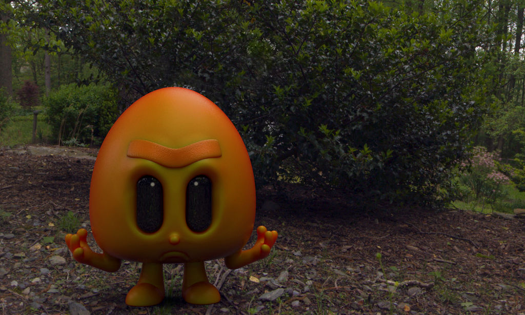 Zbrush Doodle Day 1003 - Grumpy Orange Figure by UnexpectedToy on ...