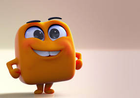 Zbrush Doodle: Day 1261 - Orange Cube