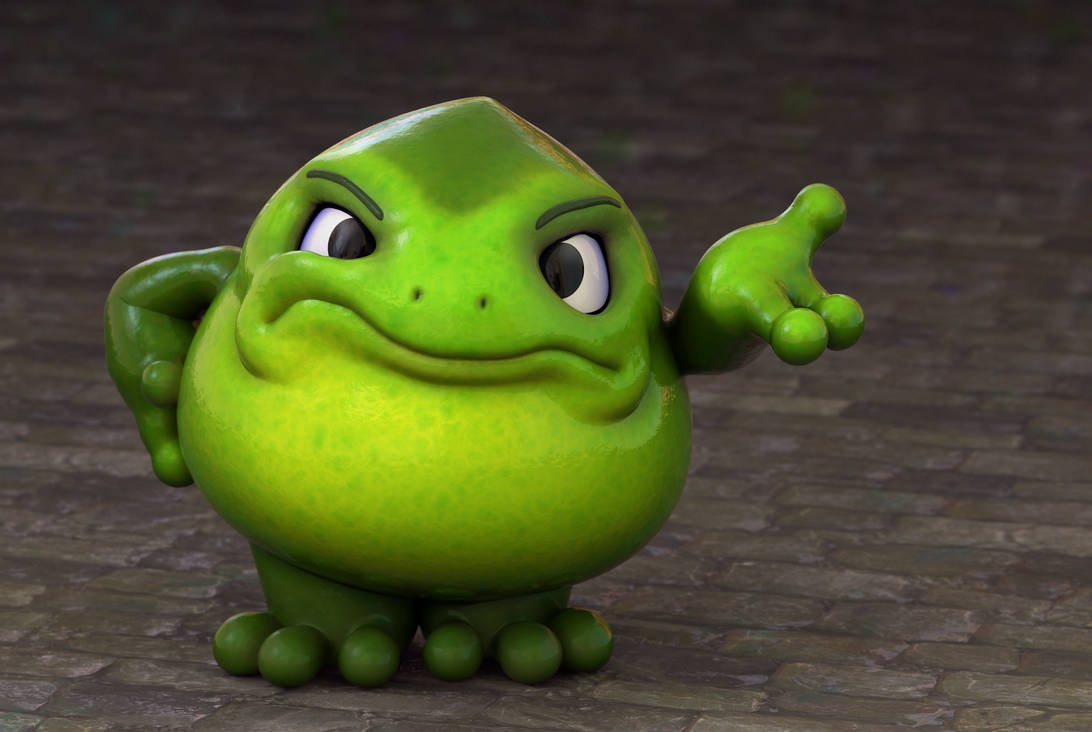 Zbrush Doodle: Day 2747 - Wonky Frogs by UnexpectedToy on DeviantArt