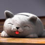 Zbrush Doodle: Day 2047 - Sleepy Kitty Blep