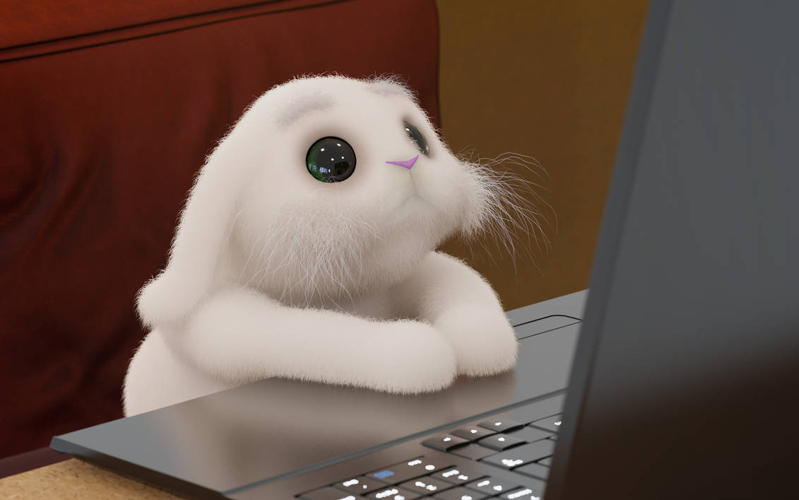 Zbrush Doodle: Day 2702 - White Rabbit by UnexpectedToy on DeviantArt