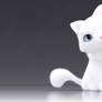 Zbrush Doodle: Day 2477 - White Kitty