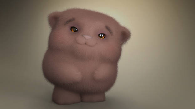 Zbrush Doodle: Day 2672 - Fluffy Bear