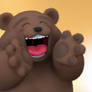 Zbrush Sculpt: Day 2954 - Thank You Beary Much