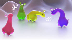 Zbrush Sculpt: Day 2976 - Colorful Critters