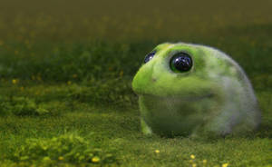 Zbrush Sculpt: Day 3049 - Fluffy Moss Frog