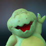 Zbrush Sculpt: Day 3153 - Friendly T-rex