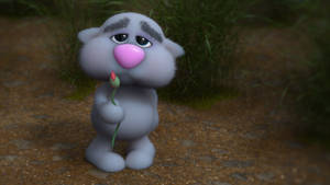 Zbrush Sculpt: Day 3197 - Fluffy Flower Bearer