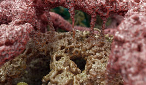 Zbrush Sculpture Day 3362 - Cavern Columns