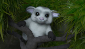 Zbrush Sculpt Day 3494 - Emerald Canopy Whiskerlin