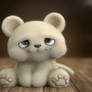 Zbrush Sculpt Day 3504 - Cuddly Cub Contemplation
