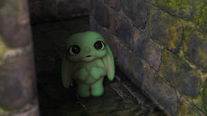 Zbrush Sculpture Day 3800 - Widdle Goblin's Lair