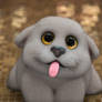 Zbrush Sculpture Day 3805 - Pavement Pup's Plea