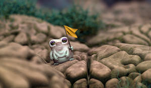 Zbrush Sculpture Day 3811 - Flagging Enthusiasm