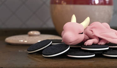 Zbrush Sculpture Day 3839 - Cookie Horde