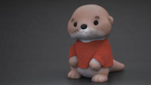 Zbrush Sculpture Day 3847 - Otterly Unsure