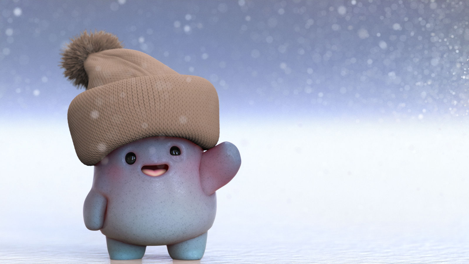 Zbrush Sculpture Day 3988 - Frosty Hello
