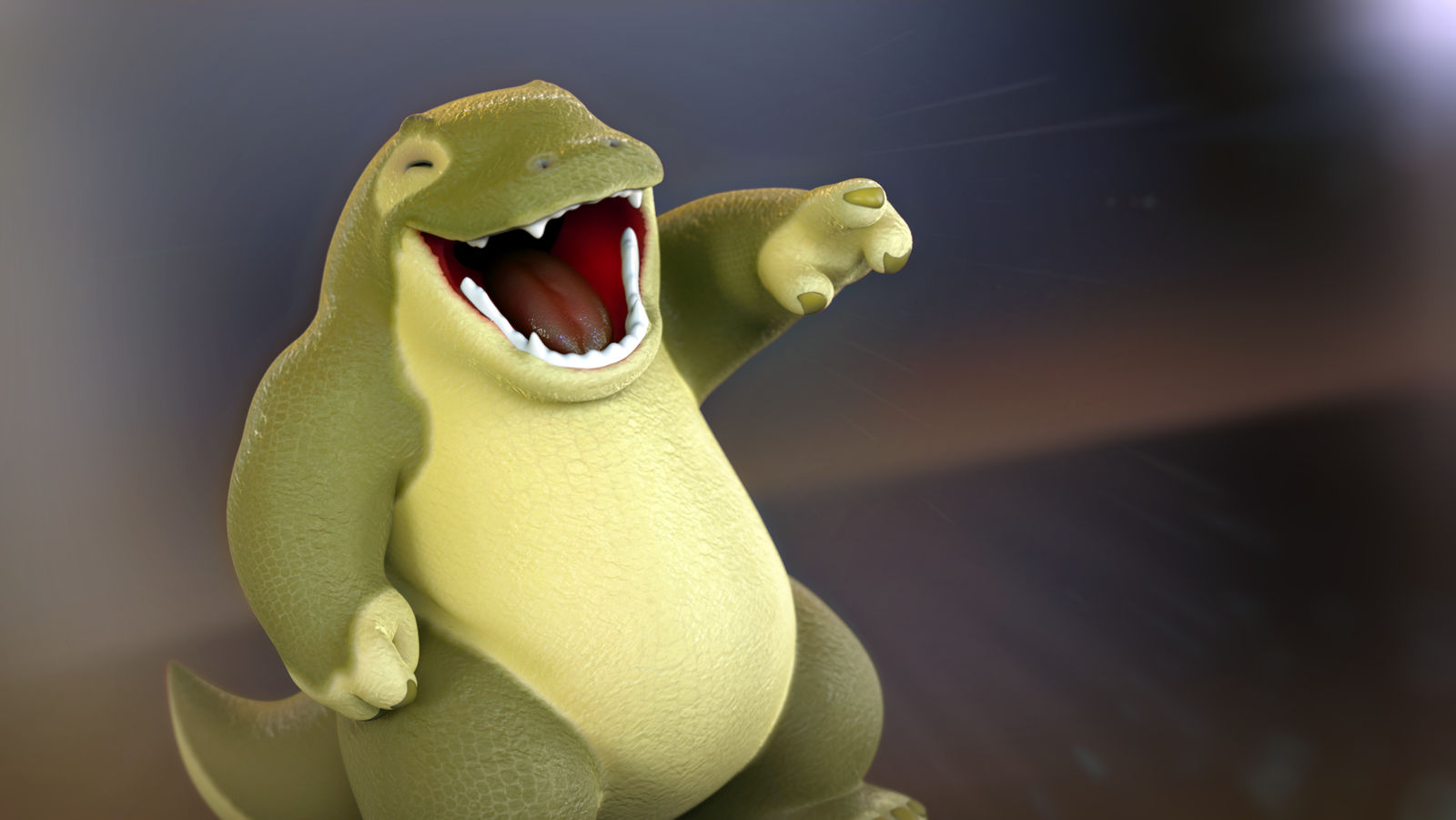 Zbrush Sculpture Day 4033 - Gator Guffaw