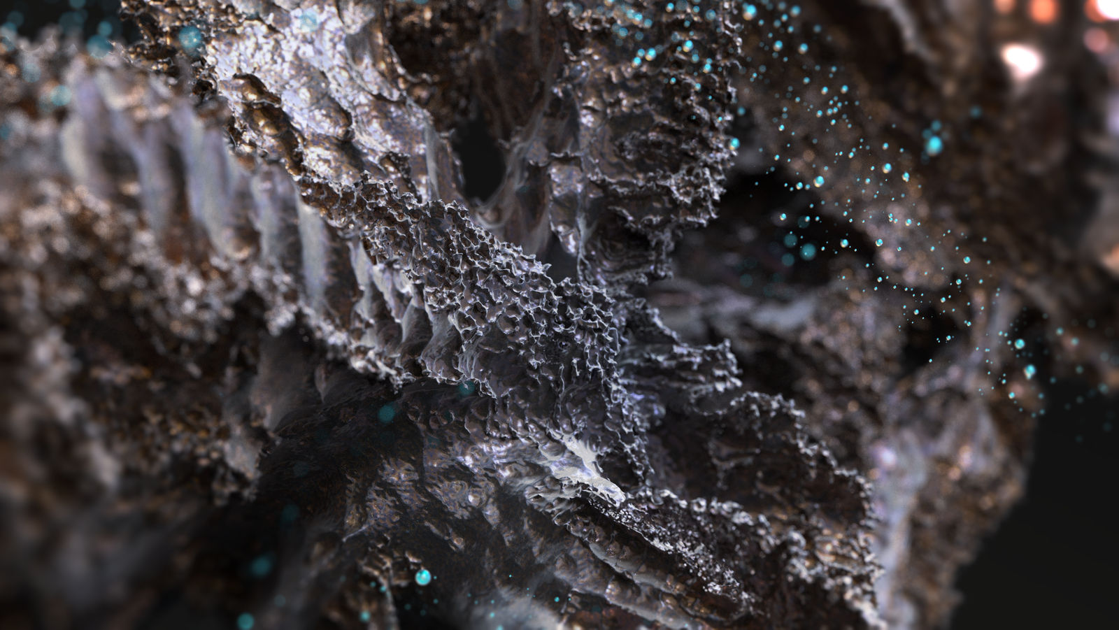 Zbrush Sculpture Day 4039 - Meteoric Bloom