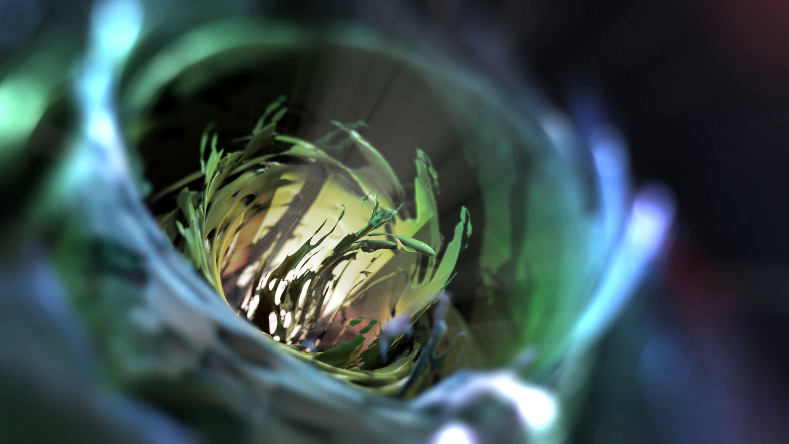 Zbrush Sculpture Day 4042 - Crepuscular Bloom