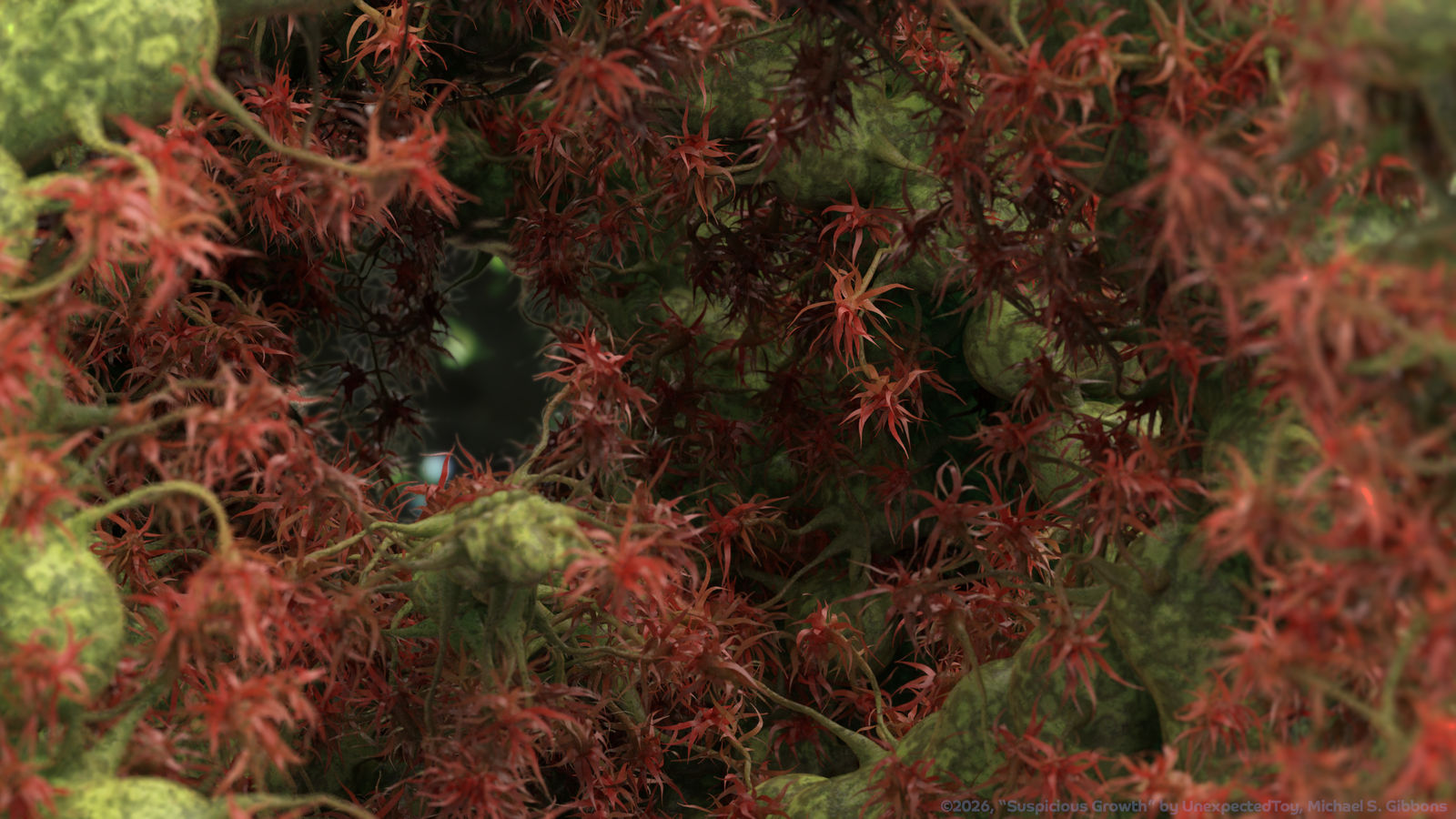 Zbrush Sculpture Day 4071 - Suspicious Growth