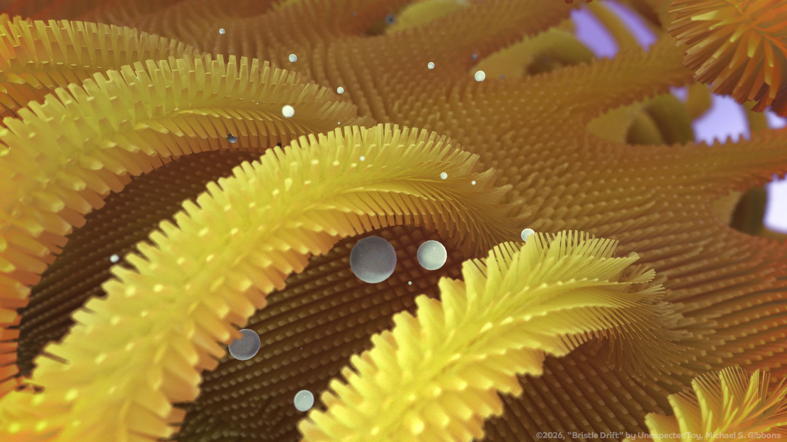 Zbrush Sculpture Day 4073 - Bristle Drift