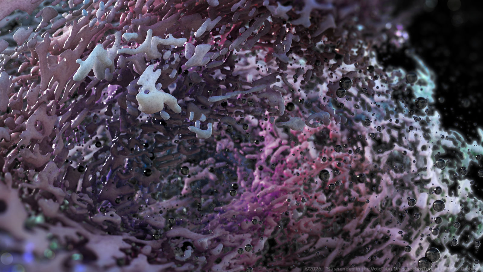 Zbrush Sculpture Day 4079 - Suspended in the Void