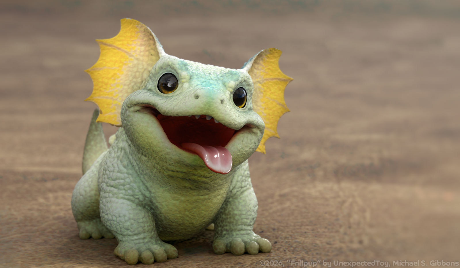 Zbrush Sculpture Day 4094 - Frillpup