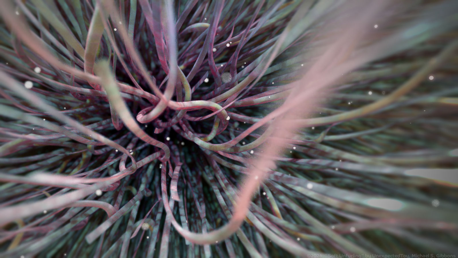 Zbrush Sculpture Day 4113 - Soft Unfurling