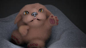 Zbrush Sculpture Day 4116 - When He Sees You