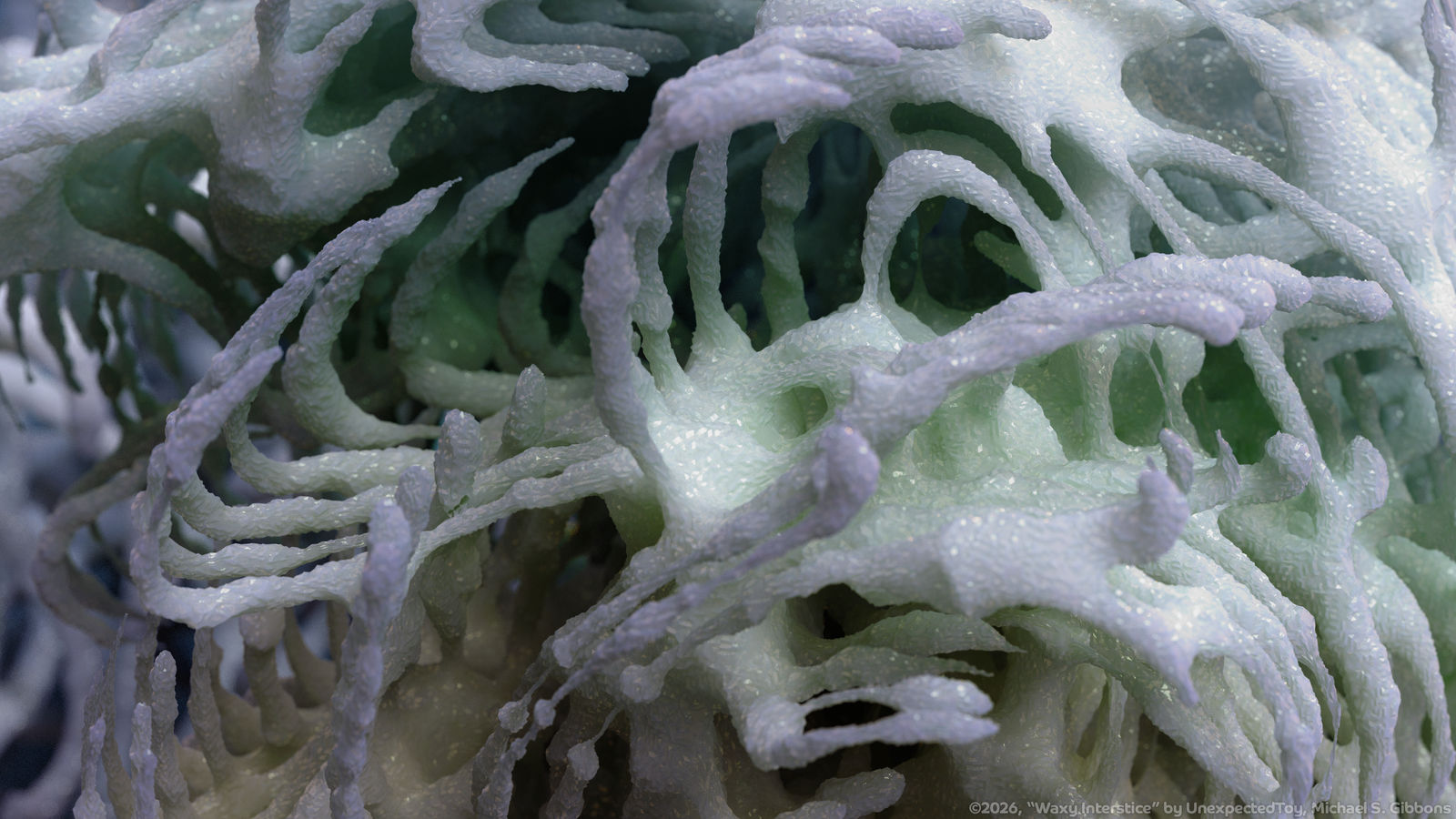 Zbrush Sculpture Day 4130 - Waxy Interstice