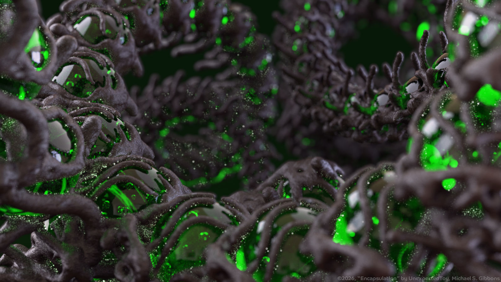 Zbrush Sculpture Day 4134 - Encapsulation
